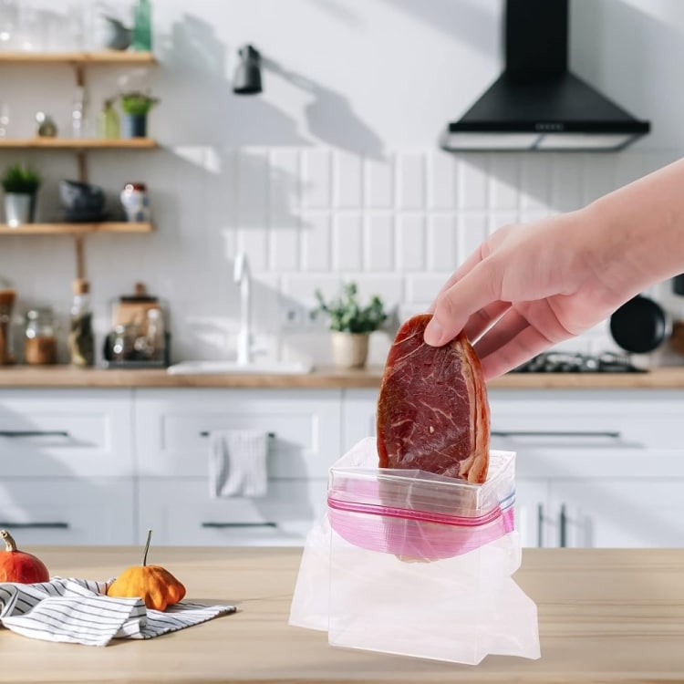 Holder for plastposer med glidelås 2-pk