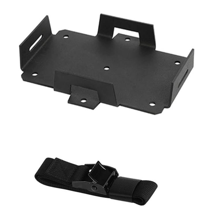 Batteriholder med justerbar stropp - Svart