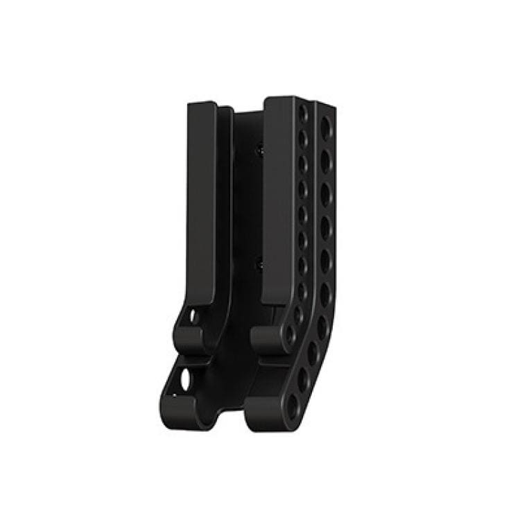Veggmontert batteriholder for 10 AA- og 10 AAA-batterier