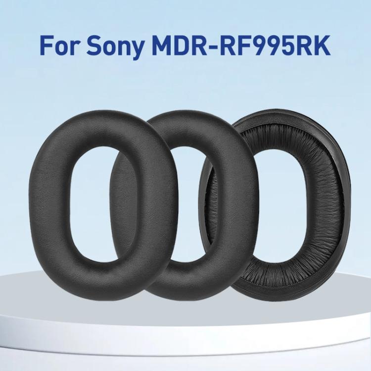 Øreputer i kunstlær til Sony MDR-RF995R / WH-RF400R - Svart