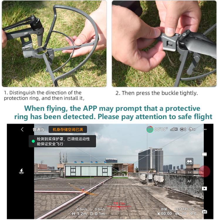 Propellbeskyttelse for DJI Mavic 3 / 3 Pro - Grå