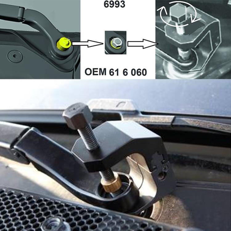 Verktøy for vindusviskere for BMW 616060