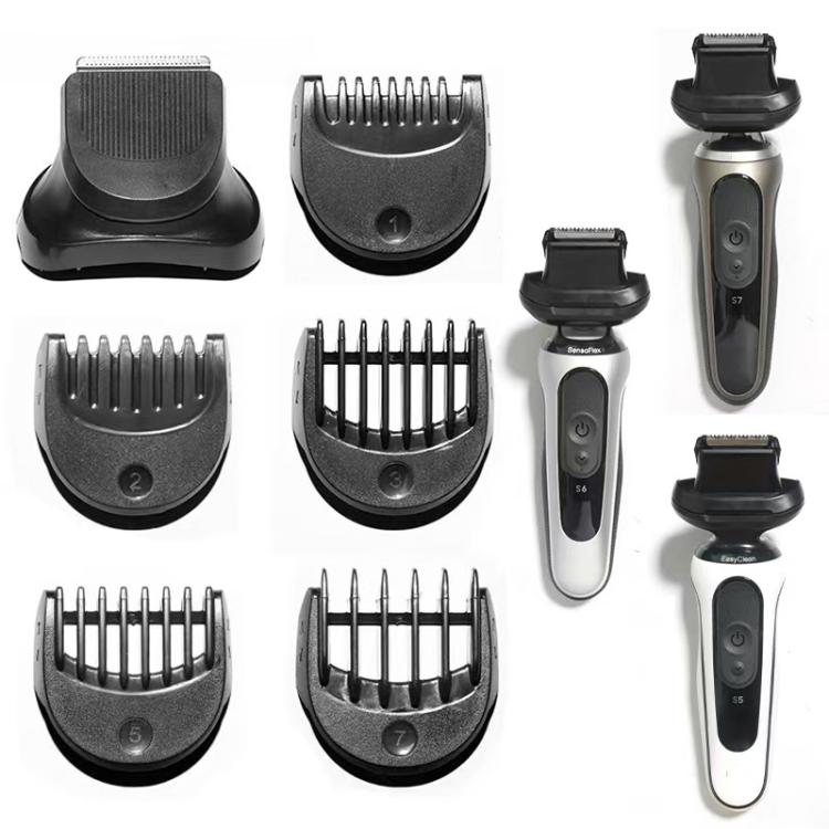 Trimmersett med kammer og barberhøvel til Braun Series 5/6/7 barbermaskin