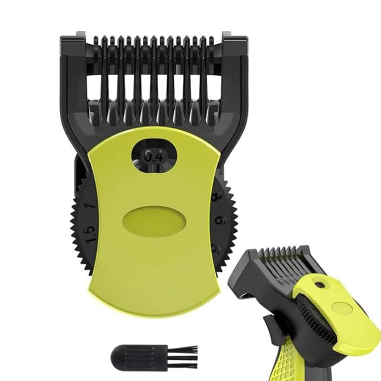 Presisjonskam med 14 lengder for Philips Oneblade QP26 / QP25 / QP27-serien - Svart/grønn