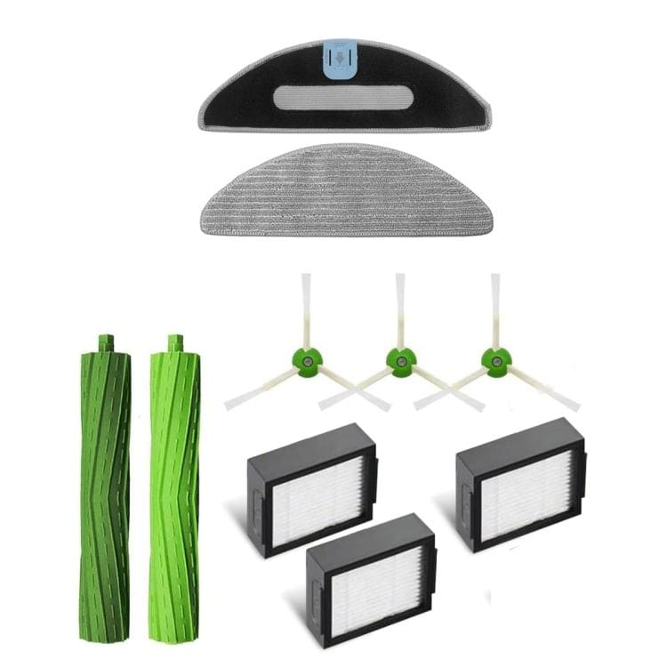 9-i-1-sett med børster, mopper og filtre til iRobot Roomba Combo i5 / i5+ / j5 / j5+