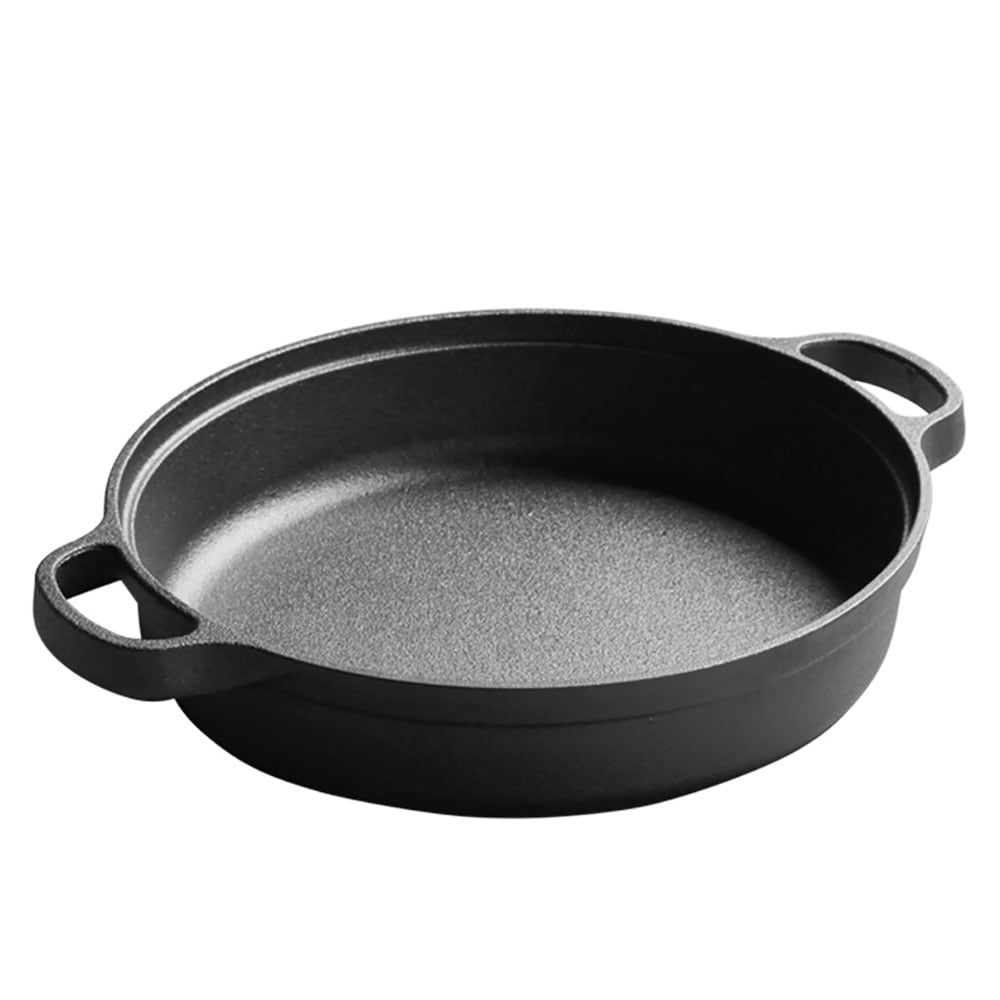 Støpejernspanne med håndtak 35 cm