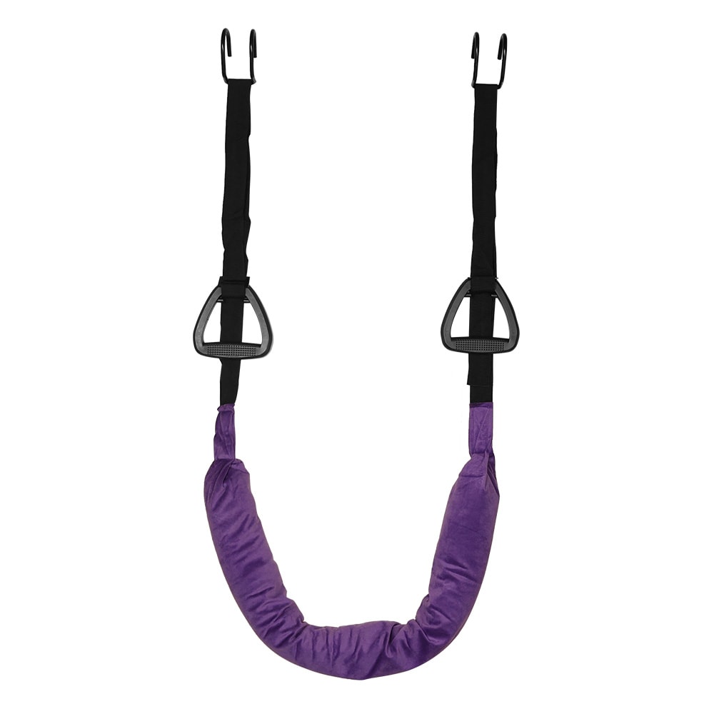 Lumbalt støttebelte med justerbar lengde - Lilla