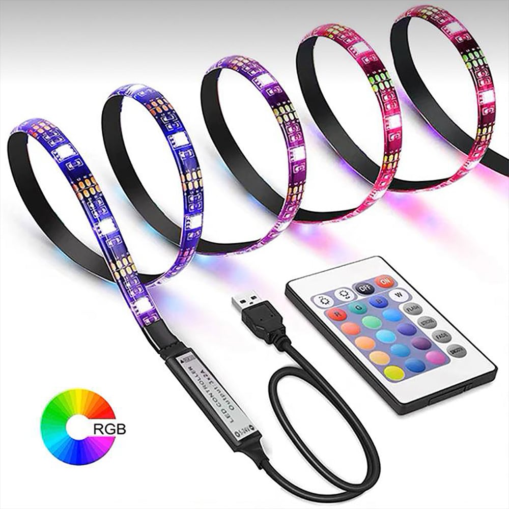 United LS2535 LED-stripe 5m med fjernkontroll
