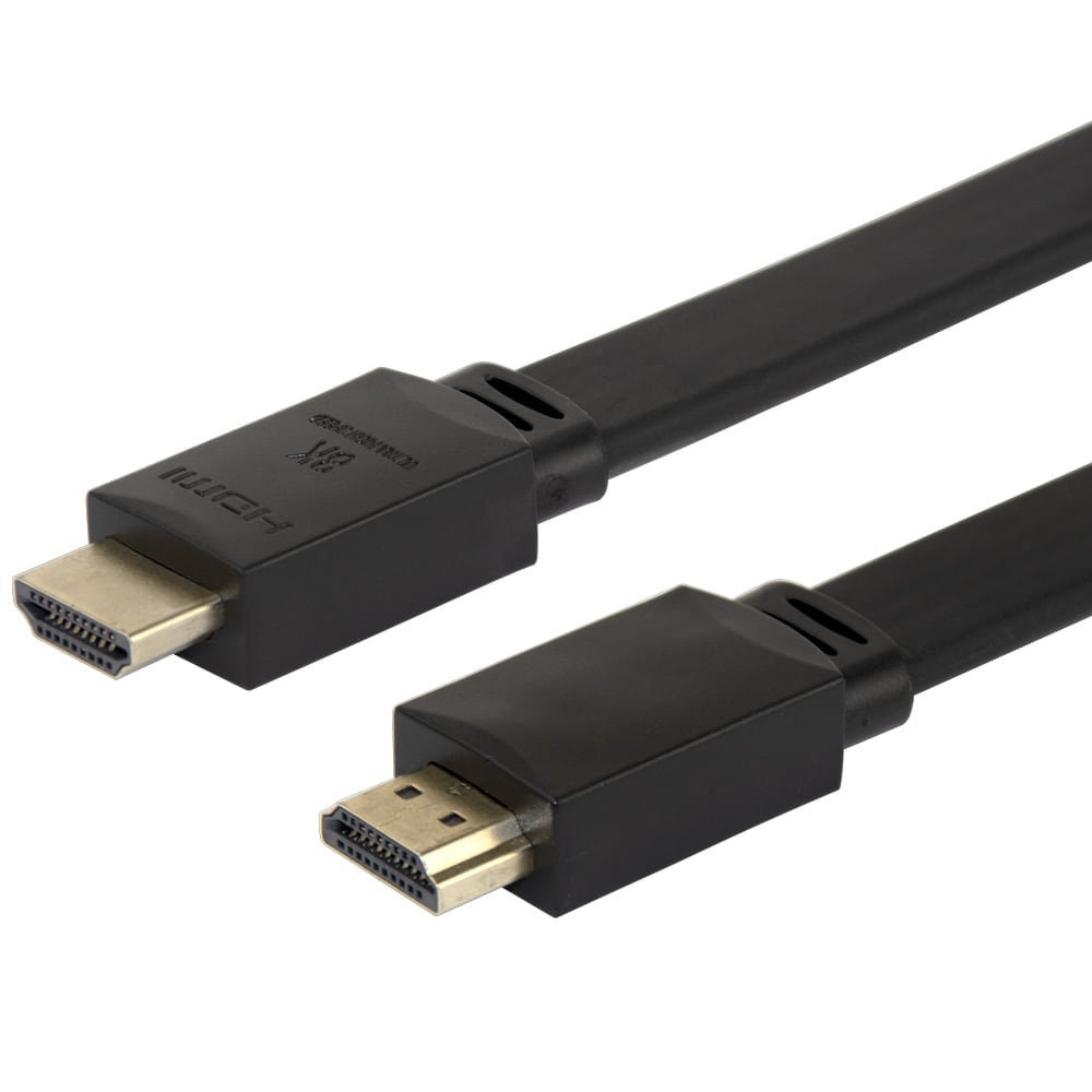 Deltaco HDMI-kabel flat 5m - Svart