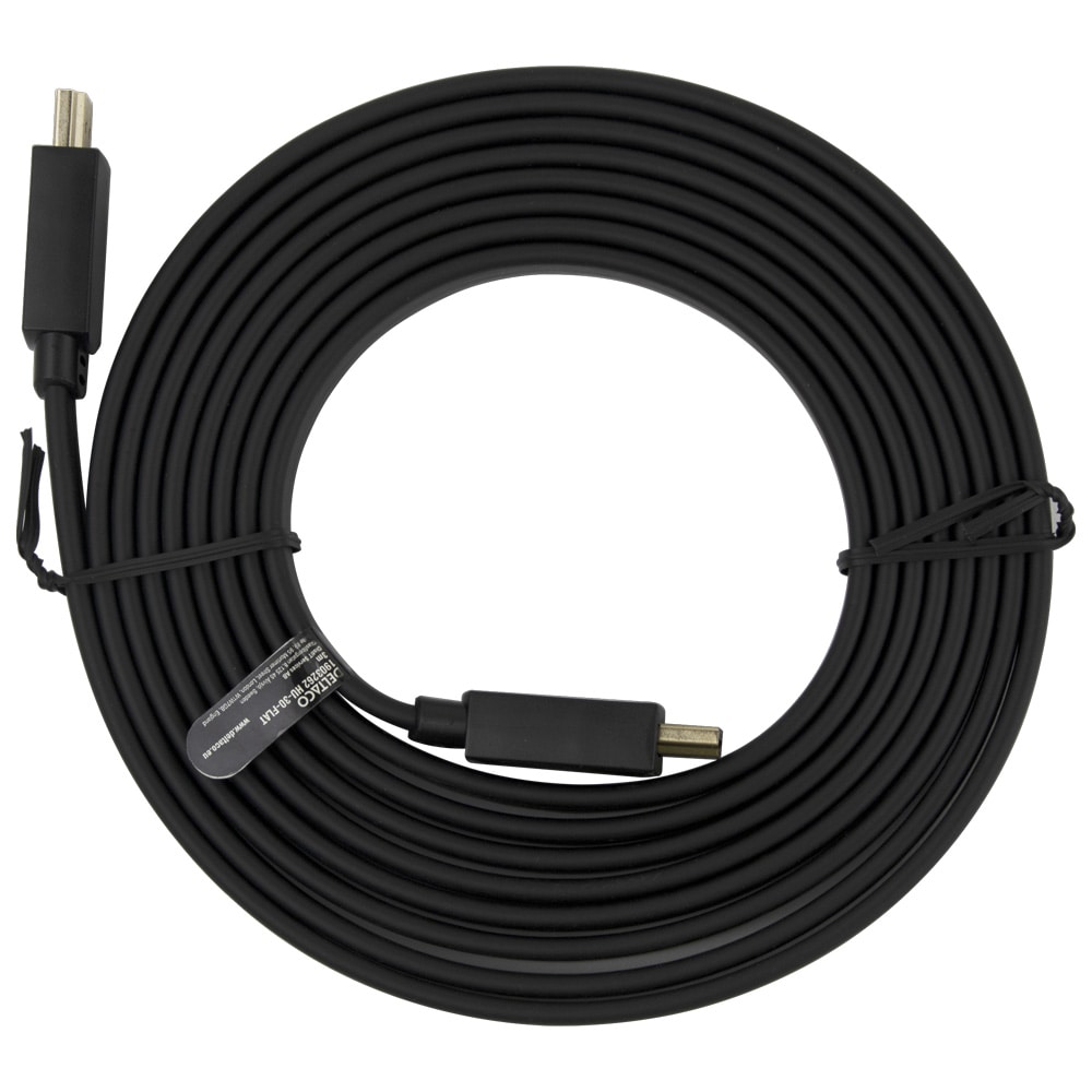 Deltaco HDMI-kabel flat 3m - Svart