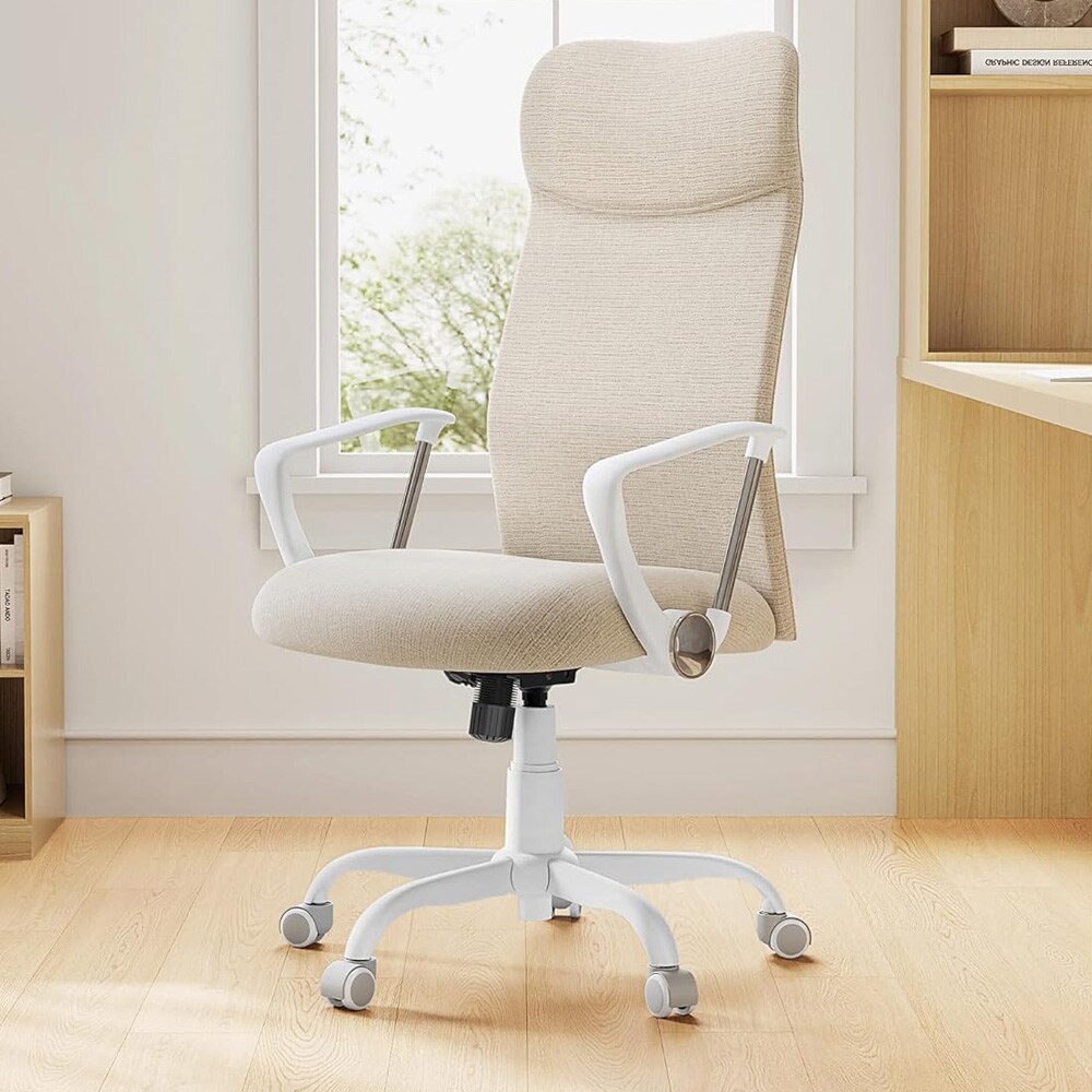 Ergonomisk kontorstol med justerbar høyde – Beige