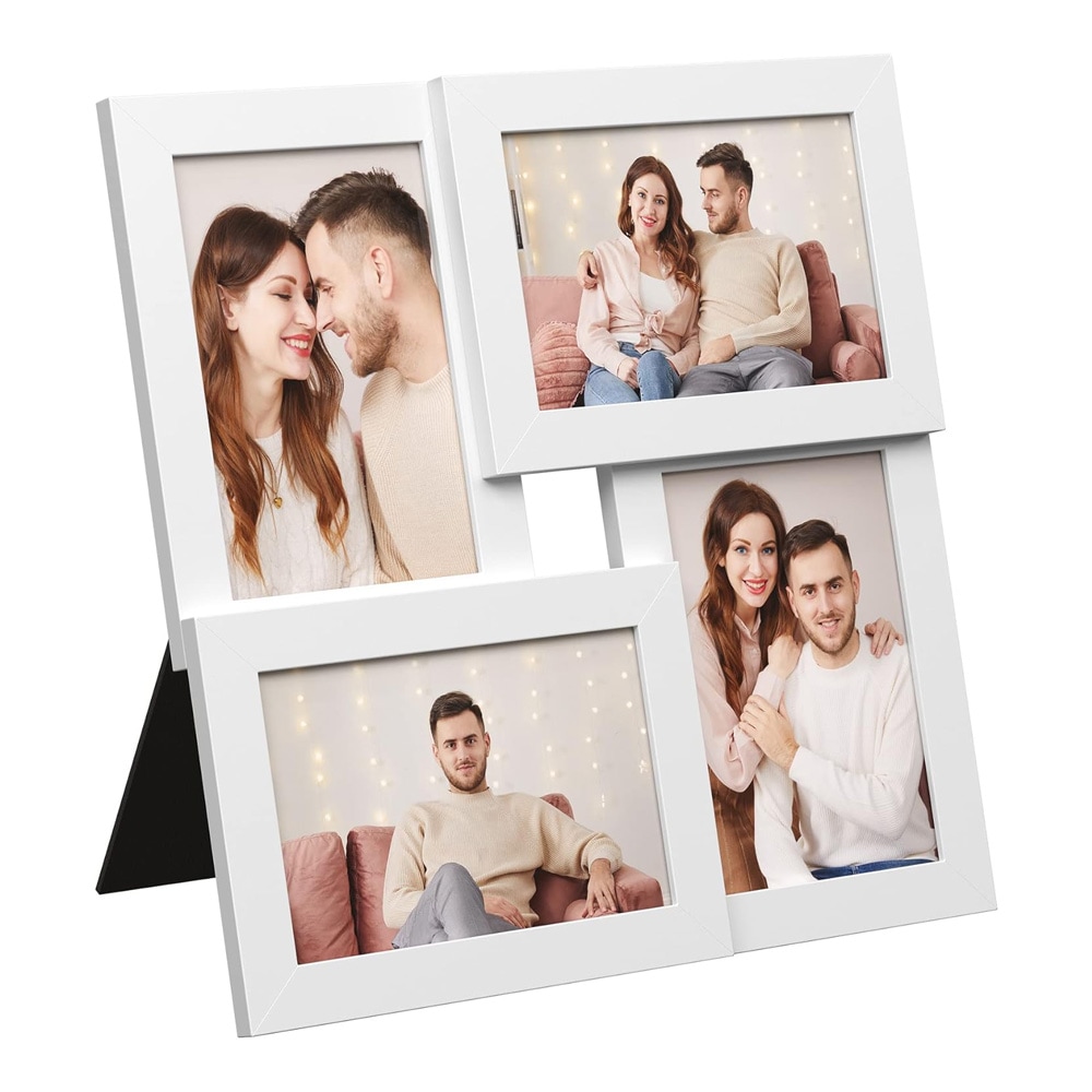 Fotoramme for 4 bilder - Hvit