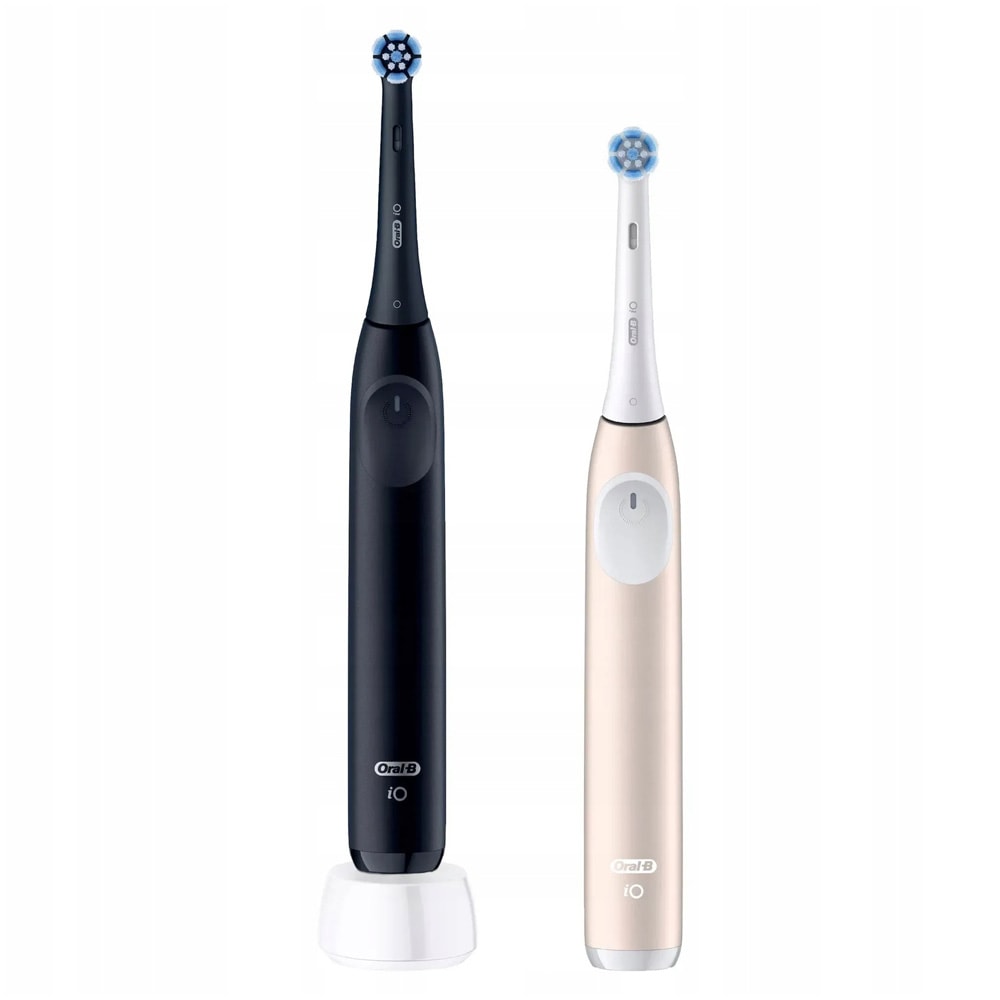 Oral-B iO2 Duo elektrisk tannbørste – Svart/Rosa
