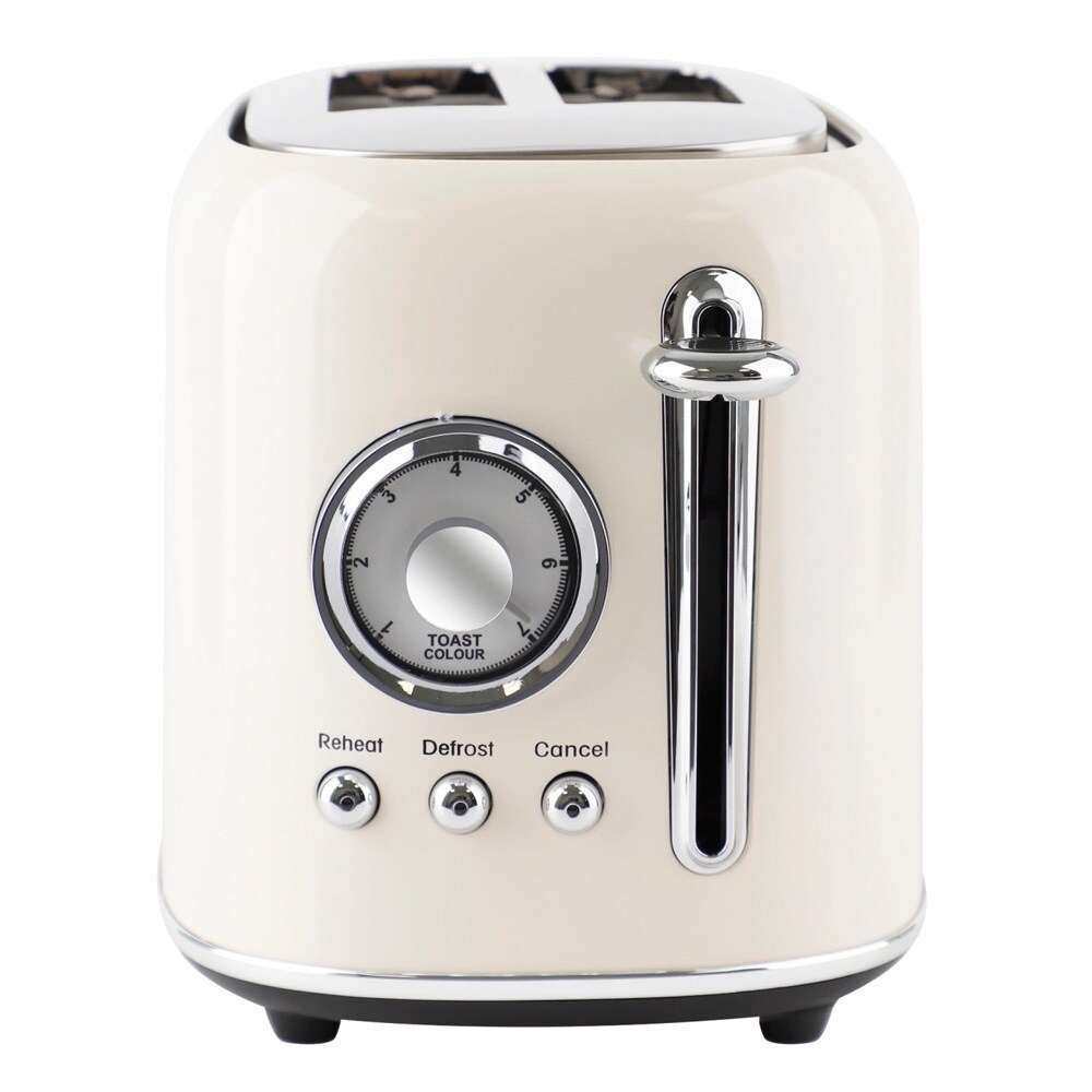 Emerio brødrister 800W for 2 skiver - Hvit