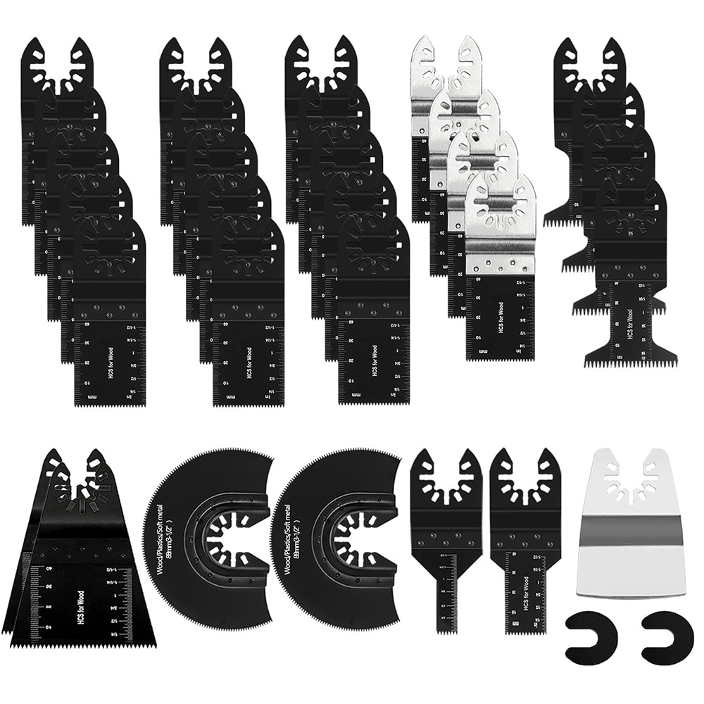 Multiverktøy sagblad 31-pk - for tre, metall og plast