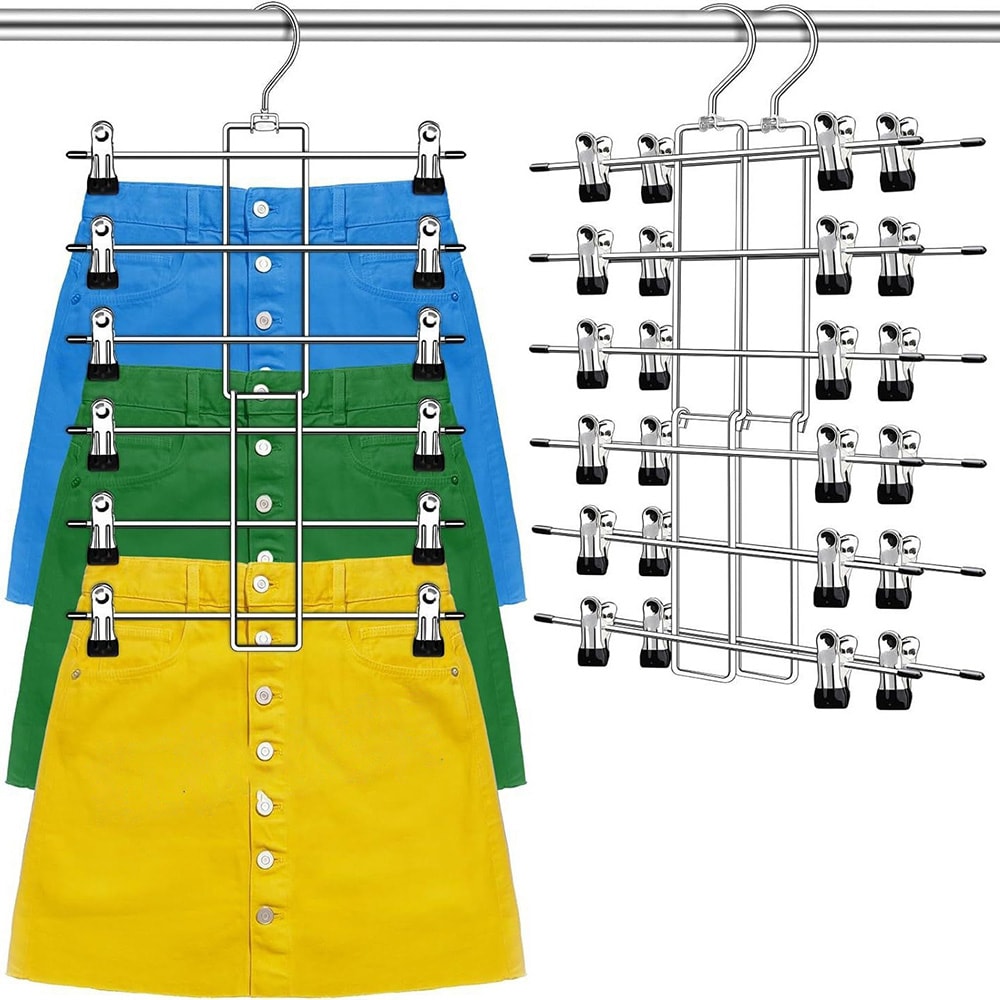 Buksehenger med 6 rader 2-pakning