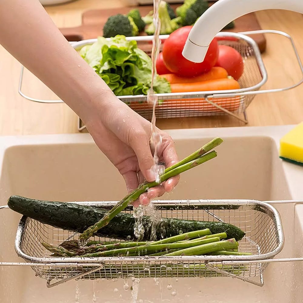 Sil i rustfritt stål 31x12,5x6,5 cm