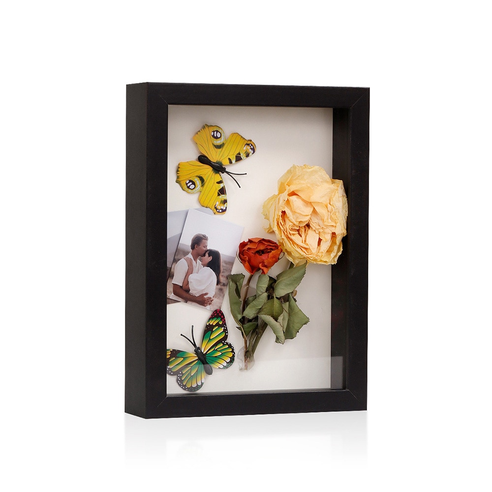 Ramme for tørkede blomster - Svart
