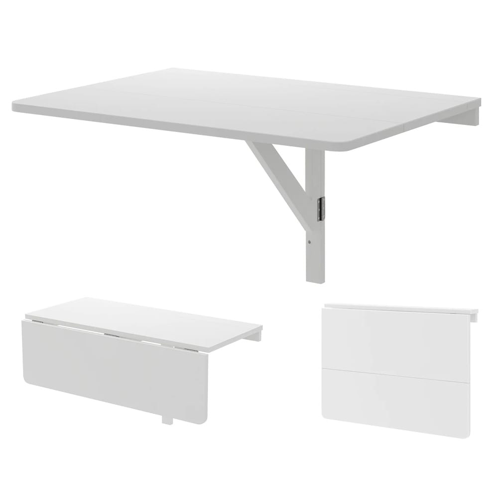 Vegghengt klaffebord 80 × 60 cm – Hvit