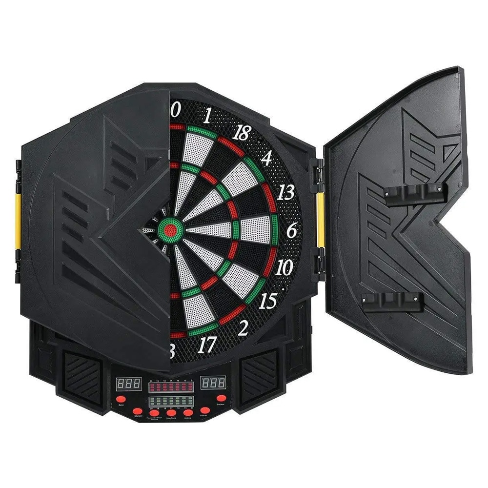 Elektronisk LED-dartskive med 27 spill og 12 piler