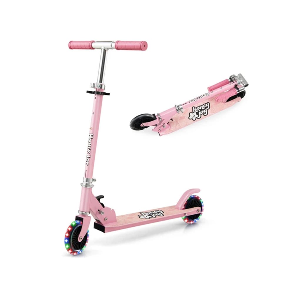 Sparkesykkel for barn fra 3 år – rosa