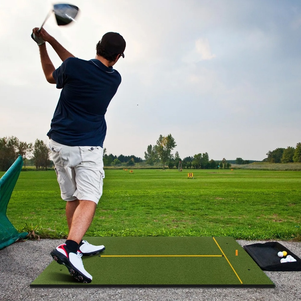 Golftreningsmatte i kunstgress 152 × 91 cm
