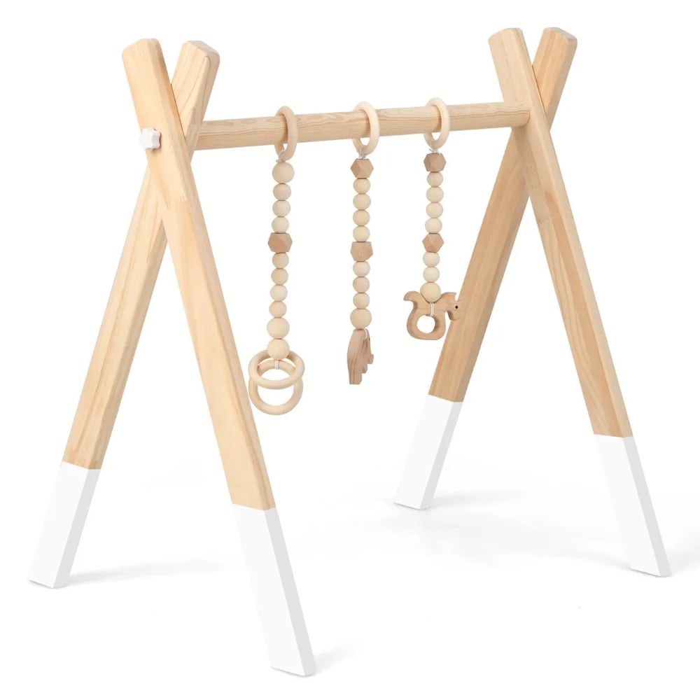 Babygym i tre fra 3 måneder - Hvit