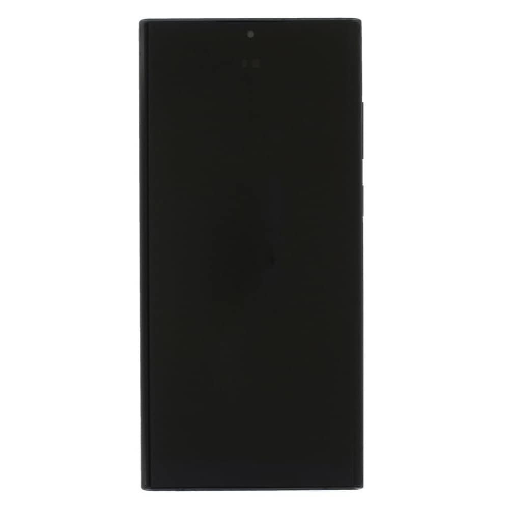 LCD-skjerm Samsung Galaxy S22 Ultra - Svart med ramme