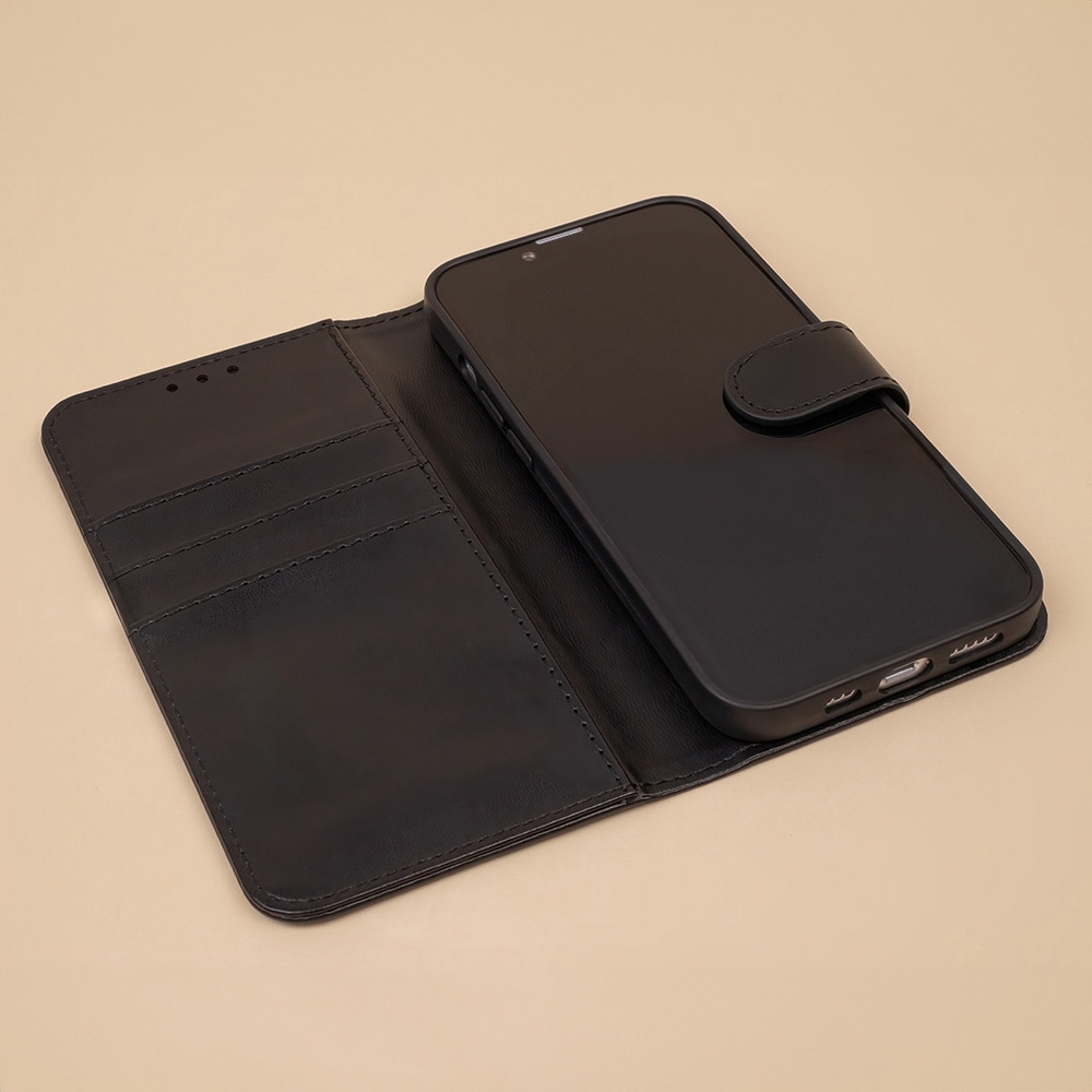 Flip-etui med stativ for Samsung Galaxy A17 5G - Svart