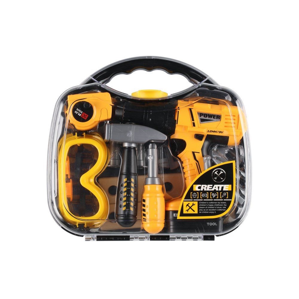 Lekset verktøykasse - komplett verktøysett for små byggmestere