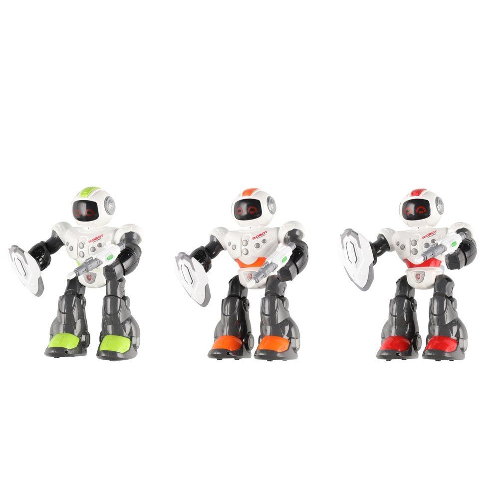 Robot 29 cm med lys og lyd - interaktiv lekerobot