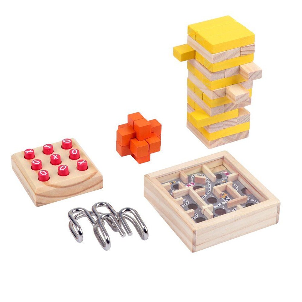 Hjernetrening - 5 små puslespill