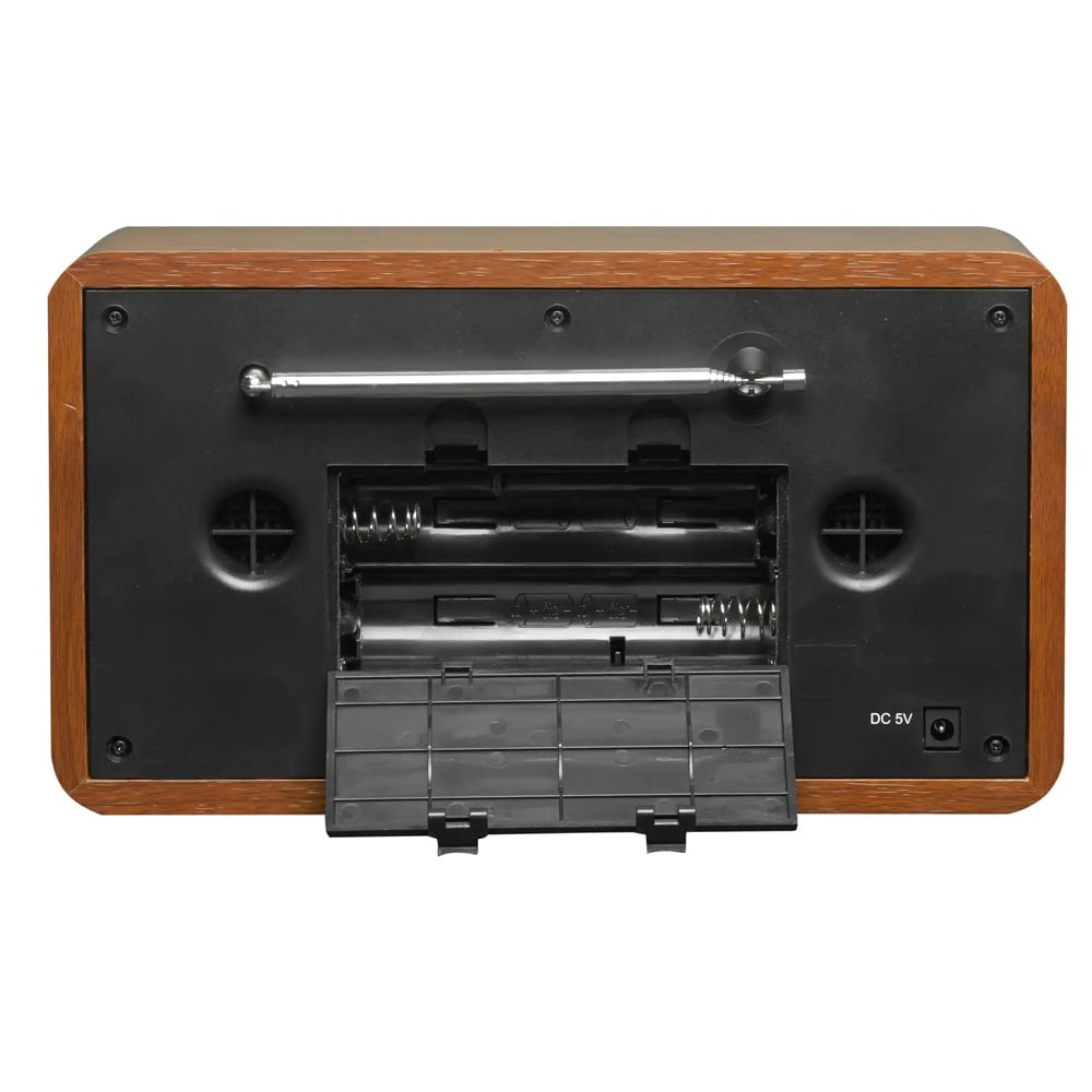 Denver Retro radio med Bluetooth og alarm - Tre