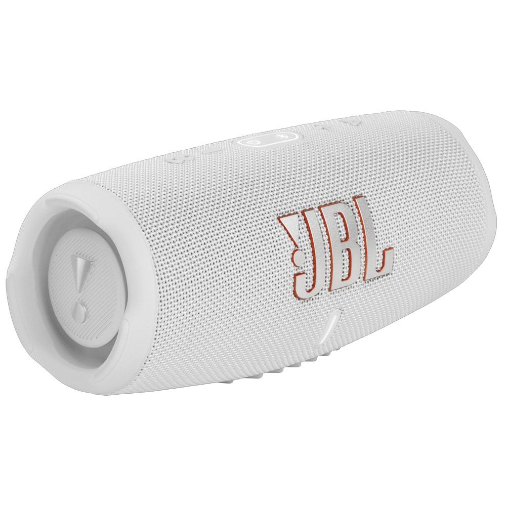 JBL Charge 5 bærbar Bluetooth-høyttaler - hvit