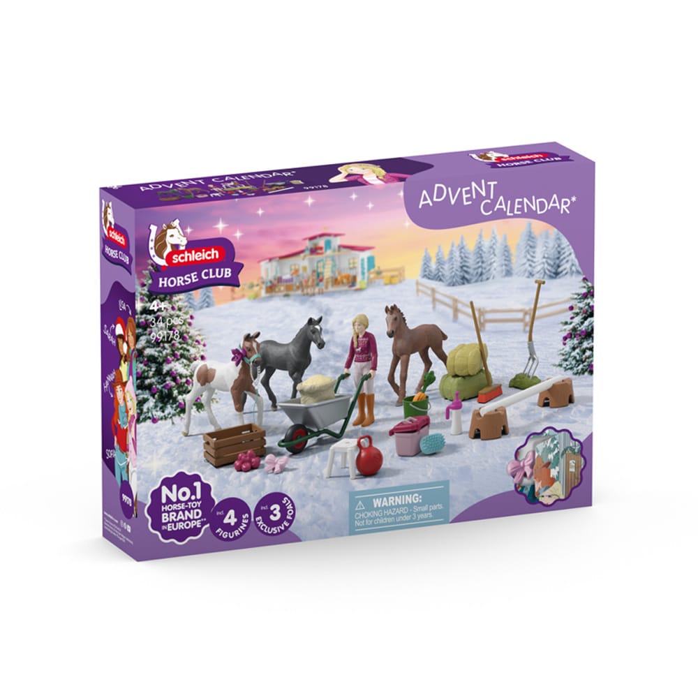 Schleich Horse Club Adventskalender 2025 - Julemirakel: Føllavl