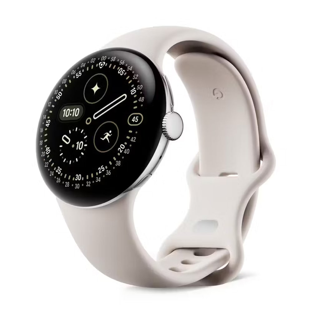 Google Pixel Watch 4 41mm - Sølv/Porselen