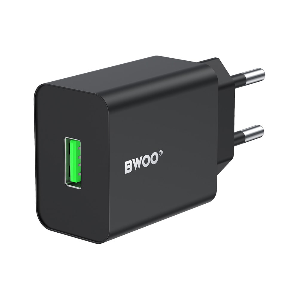 BWOO Vegglader med 1xUSB 5V 2,4A