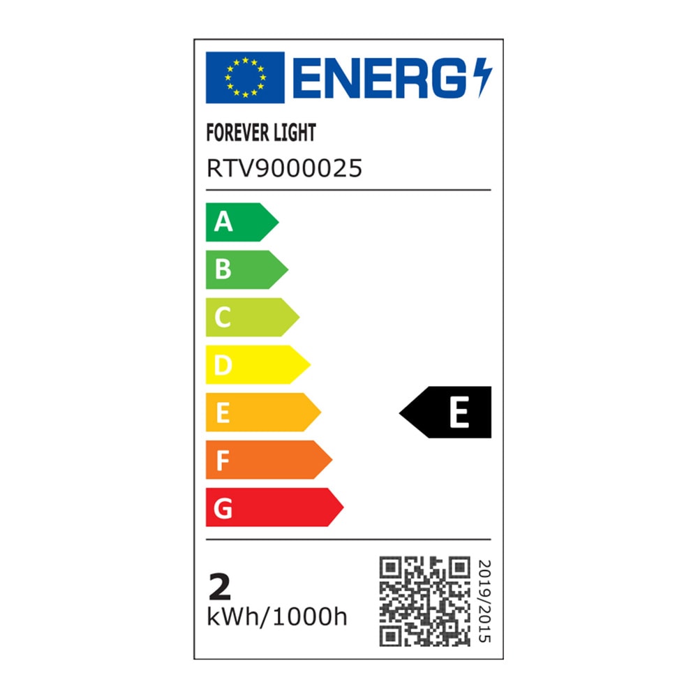 LED lyspære E14 C37 2,2W 260lm 3000K varm hvit