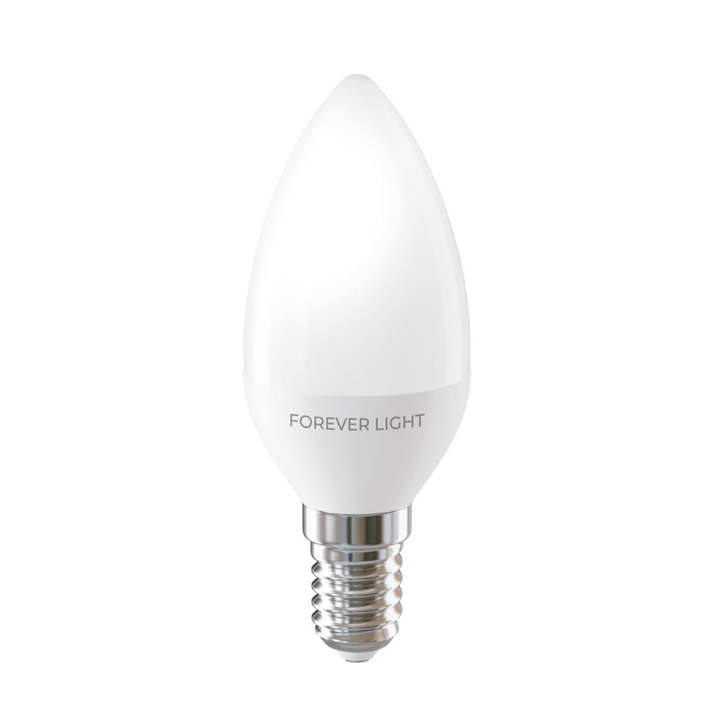 LED lyspære E14 C37 2,2W 260lm 3000K varm hvit