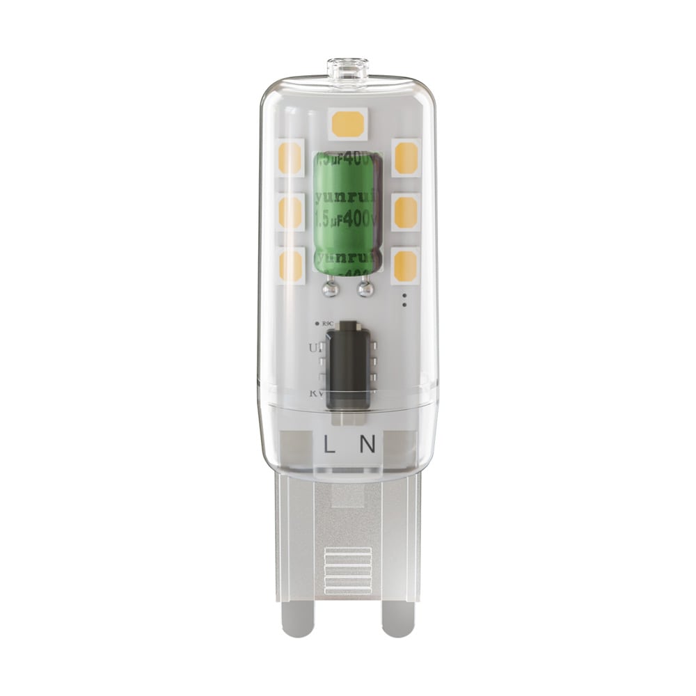 LED stiftpære G9 2,2W 200lm 6000K
