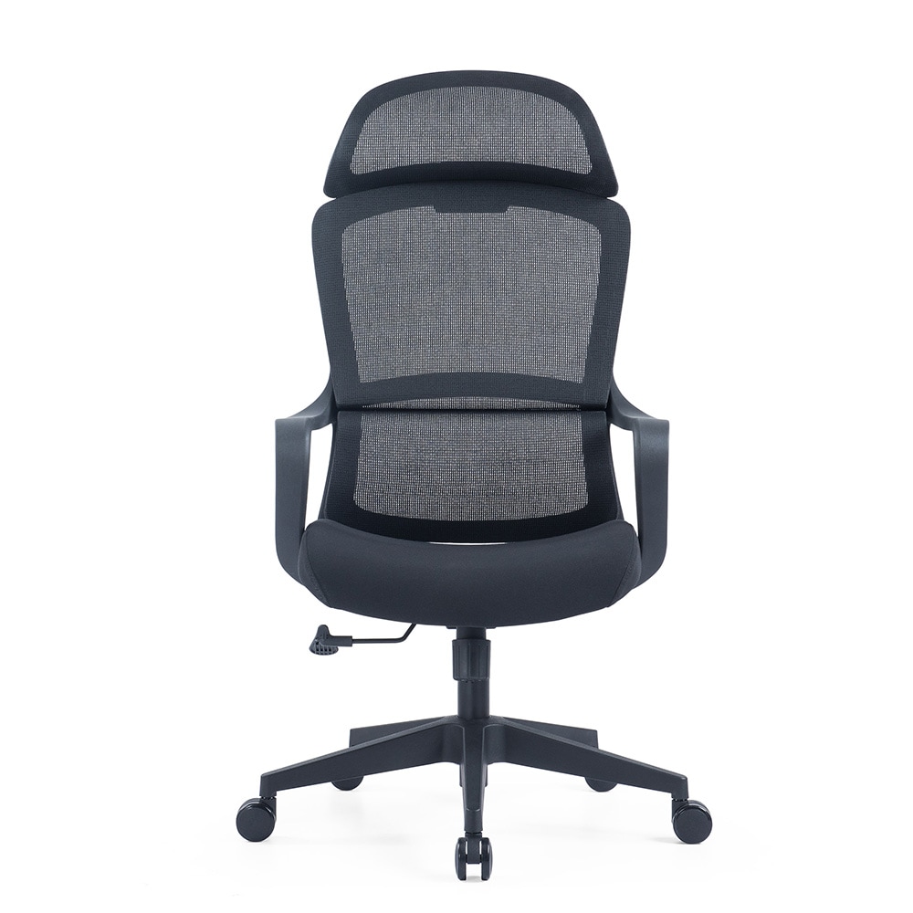 Ergonomisk kontorstol / skrivebordsstol / arbeidsstol med nakkestøtte / høydejusterbar