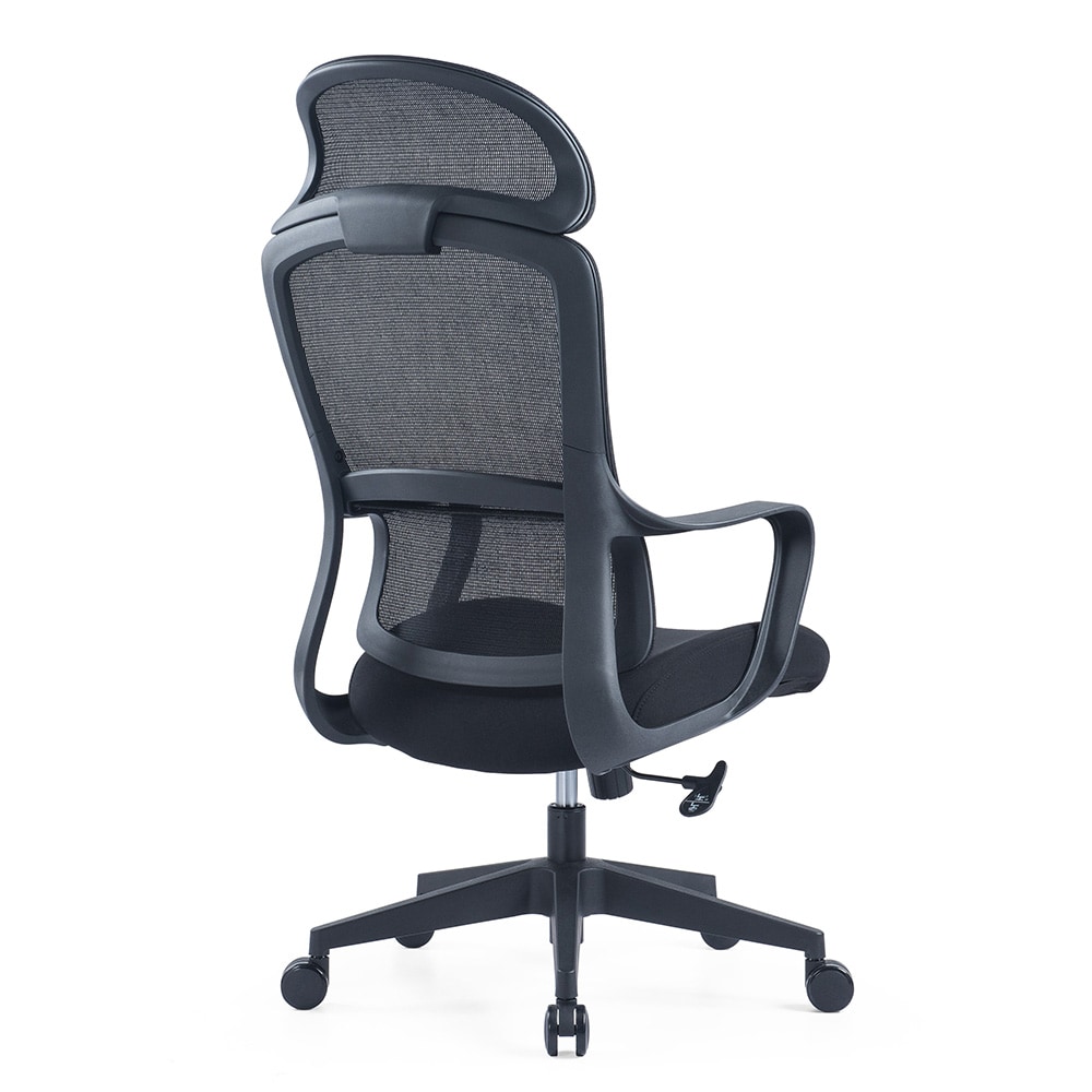 Ergonomisk kontorstol / skrivebordsstol / arbeidsstol med nakkestøtte / høydejusterbar