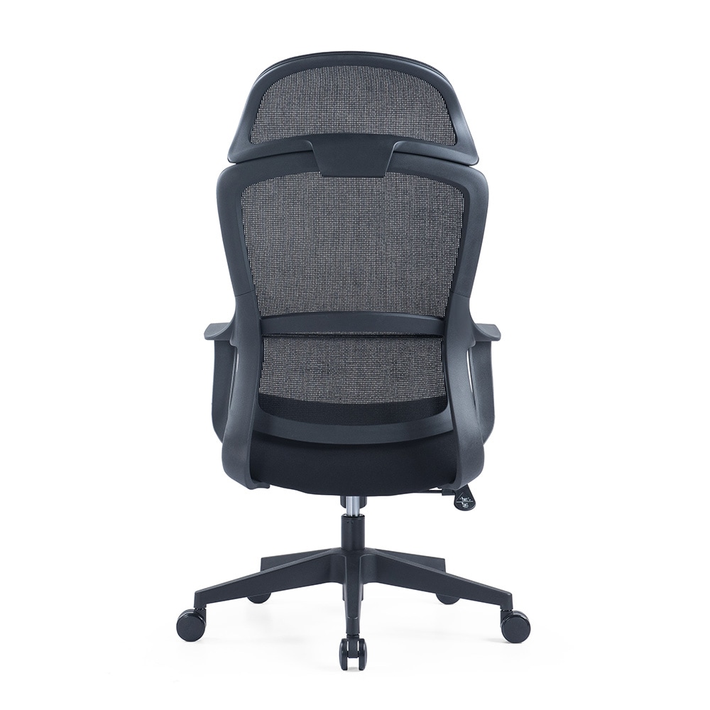 Ergonomisk kontorstol / skrivebordsstol / arbeidsstol med nakkestøtte / høydejusterbar