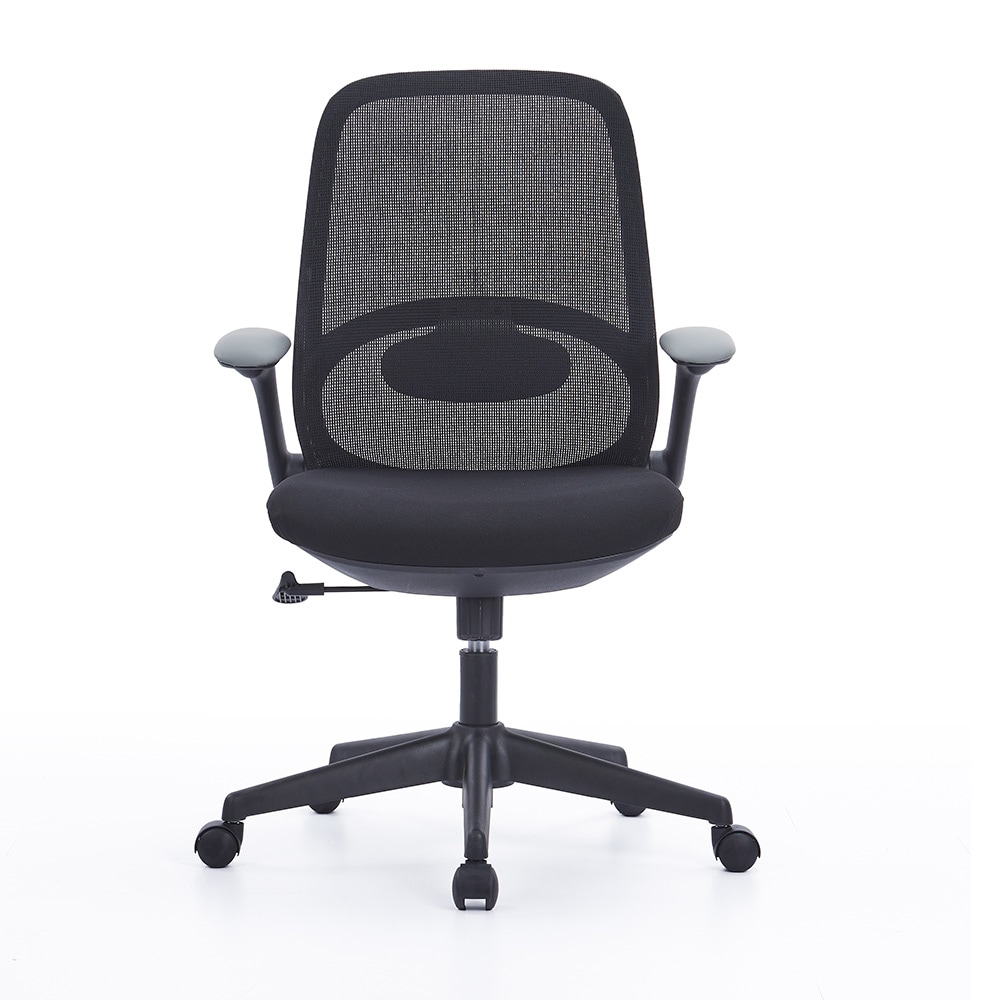 Høydejusterbar skrivebordsstol - Svart