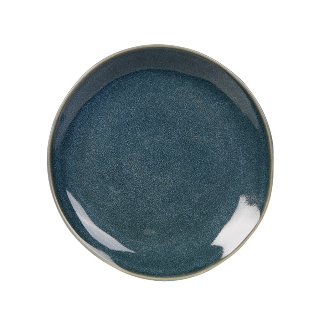 Keramisk tallerken Earth 27 cm - Blå