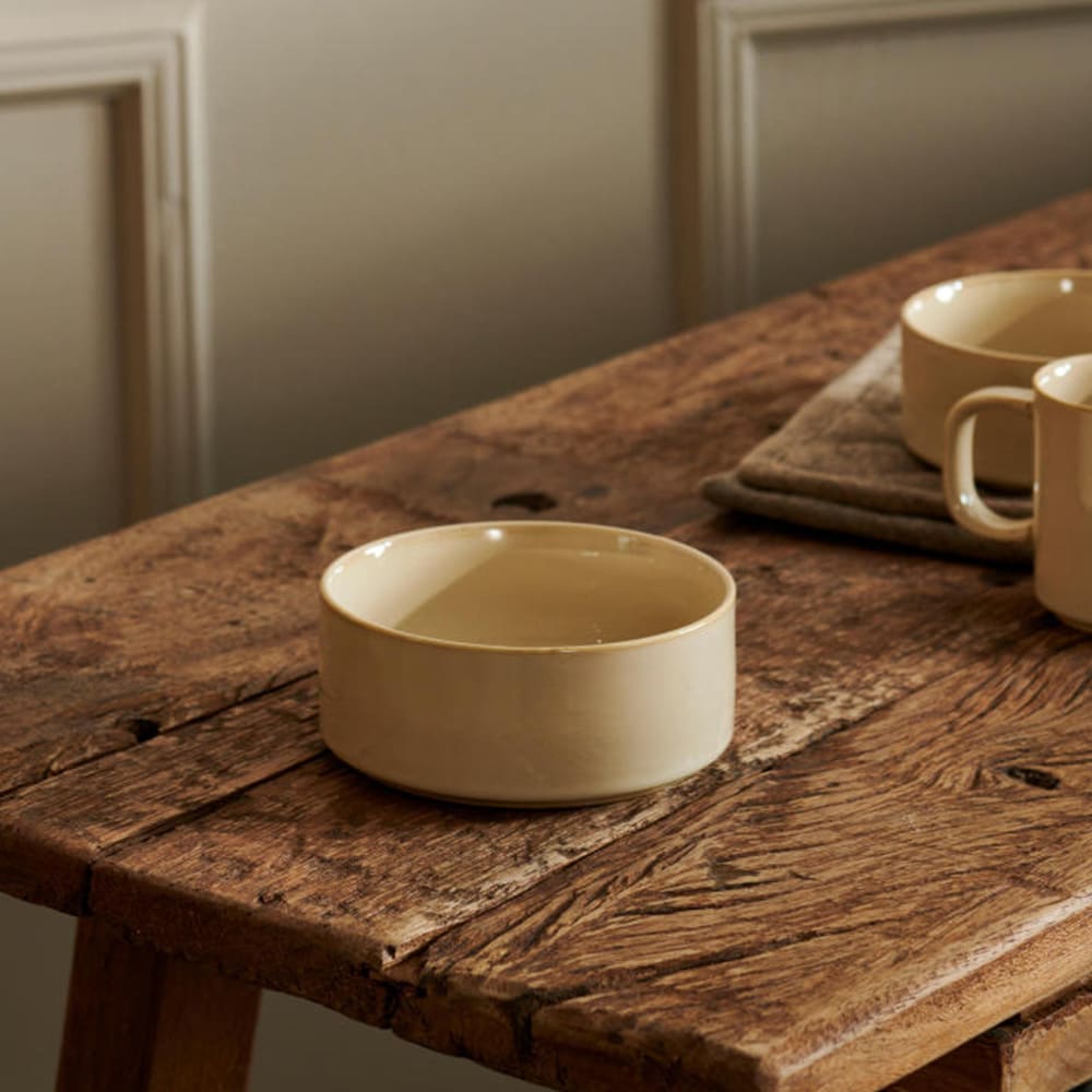 Mineralsk sandskål i keramikk 12,7 cm