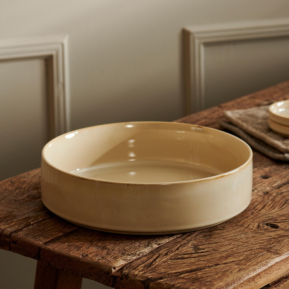 Mineral Sand keramisk salatskål 26 cm