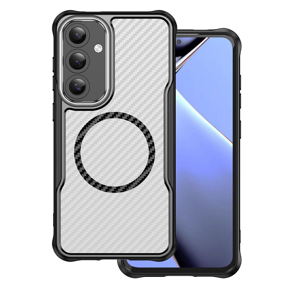 Deksel med MagSafe for Samsung Galaxy S25 – Svart