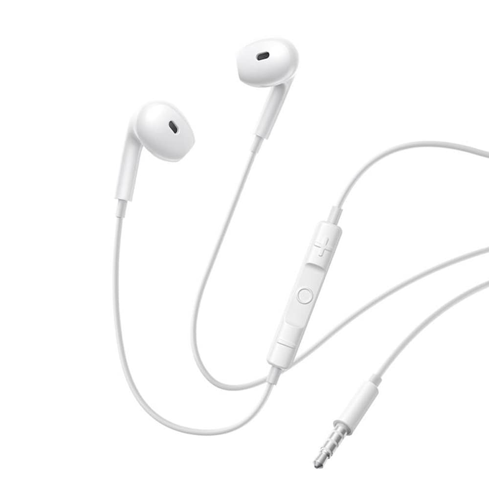Baseus Encok HZ19 kablet i-øret-hodesett 3,5 mm - hvit