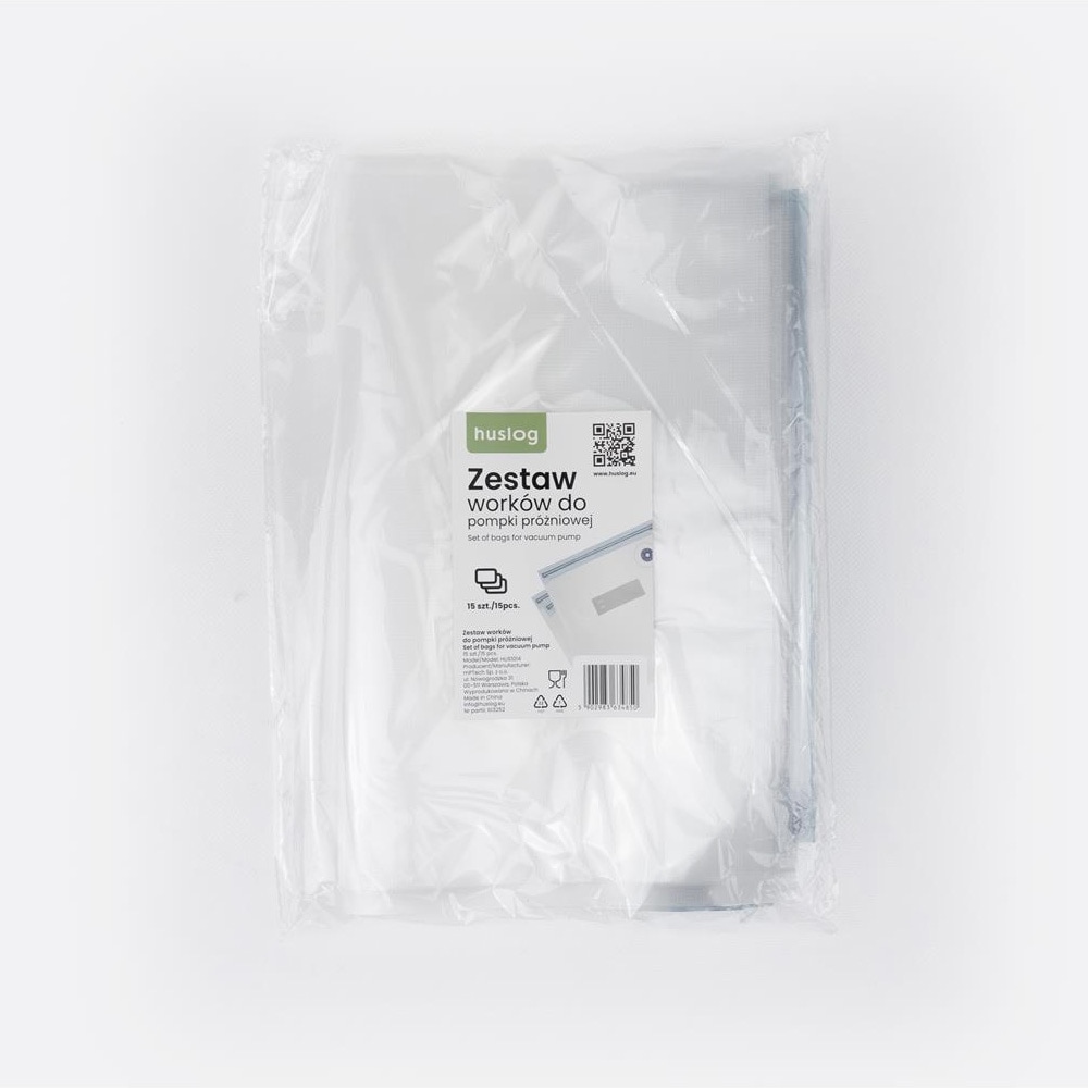Huslog vakuumposer – 15-pakning i 3 størrelser